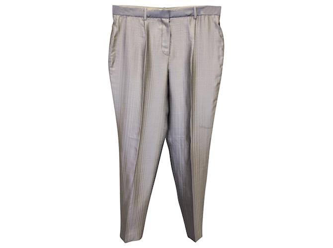 Pantaloni The Row in Poliestere Argento  ref.1045004