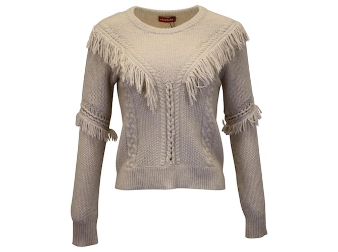 Autre Marque Altuzarra Knitted Sweater in Beige Wool  ref.1045010
