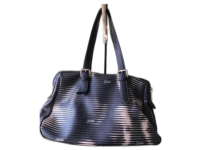 Jean Paul Gaultier handbag Black Leatherette  ref.1045073