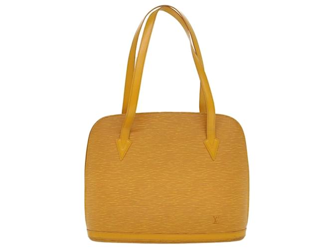 Louis Vuitton Lussac Yellow Leather  ref.1045110