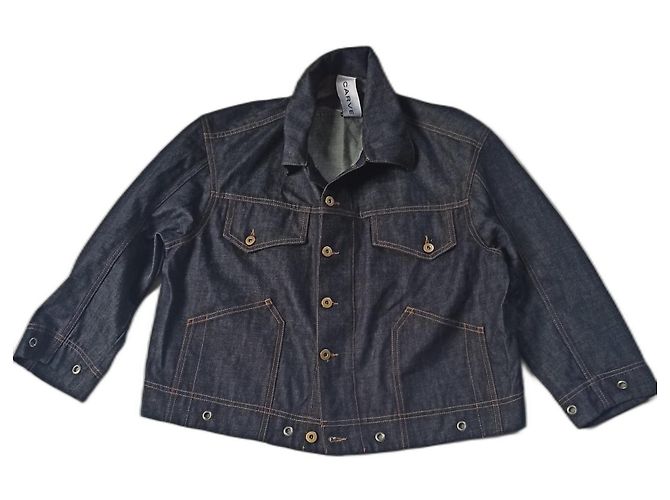 Carven Jeansjacke Blau Größe 36
