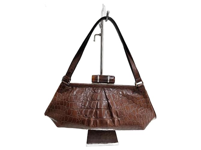 Miu Miu Handbags Dark red Leather  ref.1045646