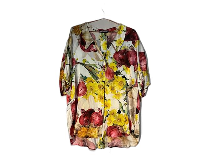 Camisa multicolorida Dolce & Gabbana Multicor Acrílico  ref.1045736