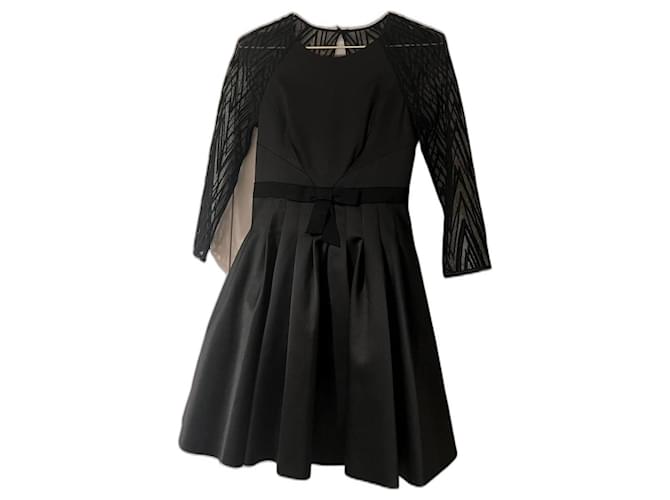 Karen Millen Robes Polyester Noir  ref.1045911