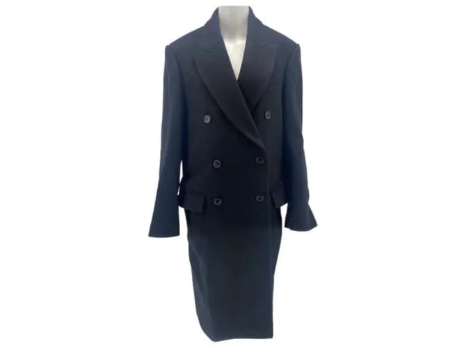 Autre Marque WARDROBE NYC  Coats T.International XXS Wool Black  ref.1045933
