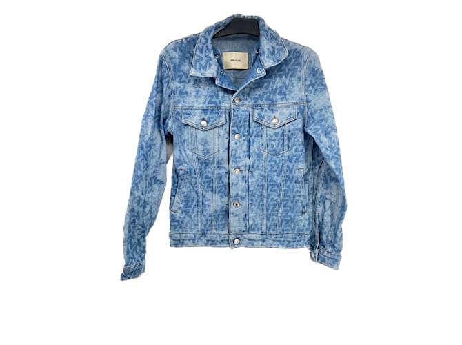 ZADIG & VOLTAIRE  Jackets T.International S Cotton Blue  ref.1045936