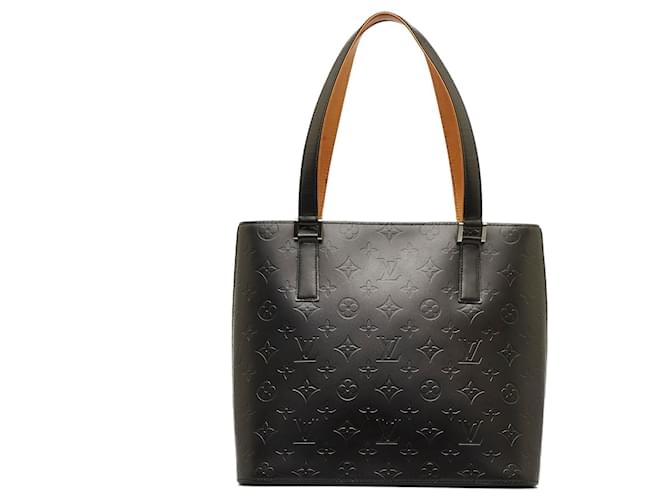 Louis Vuitton Louis Vuitton Stockton Dark Grey Monogram Matte Leather