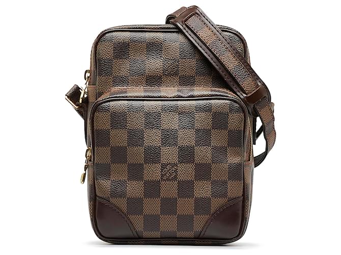 Brooklyn cloth bag Louis Vuitton Brown in Cloth - 28763384