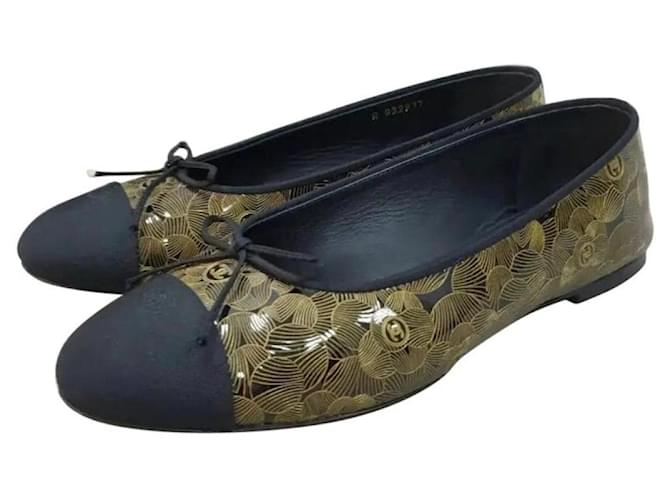 Chanel Patent Leather Ballet Flats Multiple colors  ref.1046112