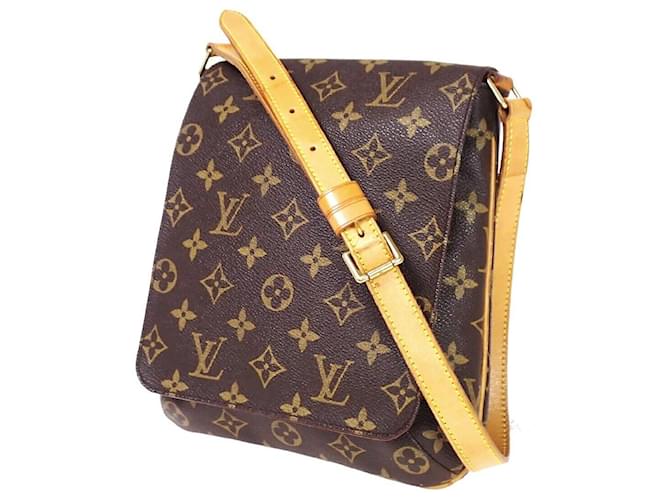 Louis Vuitton Musette Salsa Brown Cloth  ref.1046257