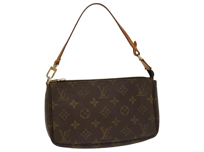 LOUIS VUITTON Monogram Pochette Accessoires Pochette M51980 Auth LV 51527 Toile Monogramme  ref.1046348