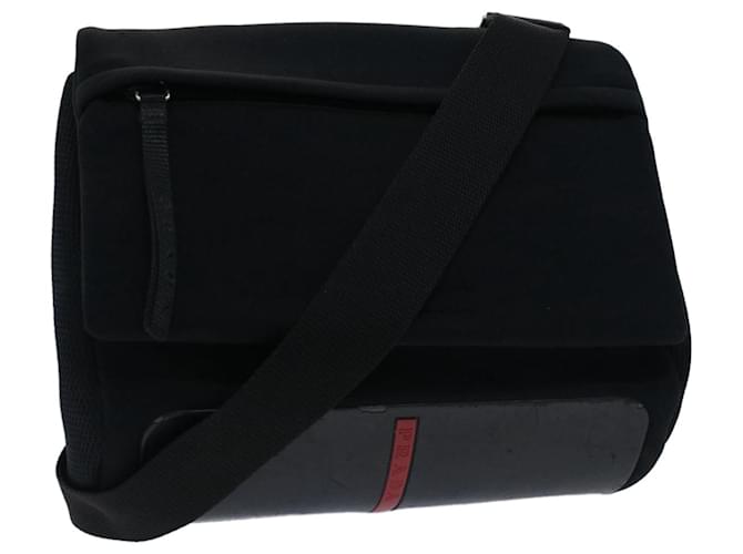 PRADA Sports Shoulder Bag Nylon Black Auth fm2632  ref.1046352