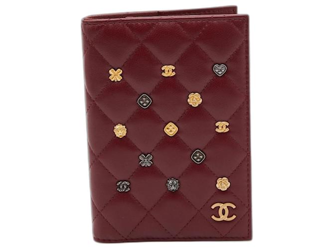 Purses, Wallets, Cases Chanel Perfect Gift 2023/2024 Mini Lucky Charms Passport Wallet Card Holder