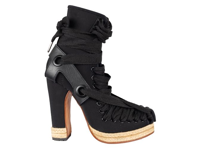 Autre Marque Talons à lacets Collection Privée Noir