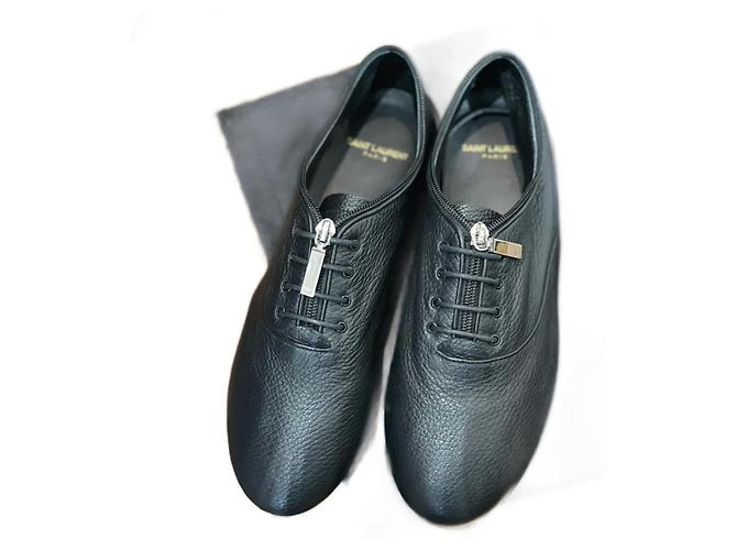 SAINT LAURENT Mules e zoccoli T.EU 41 Pelle Nero