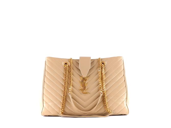 SAINT LAURENT  Handbags T.  leather Beige  ref.1046573