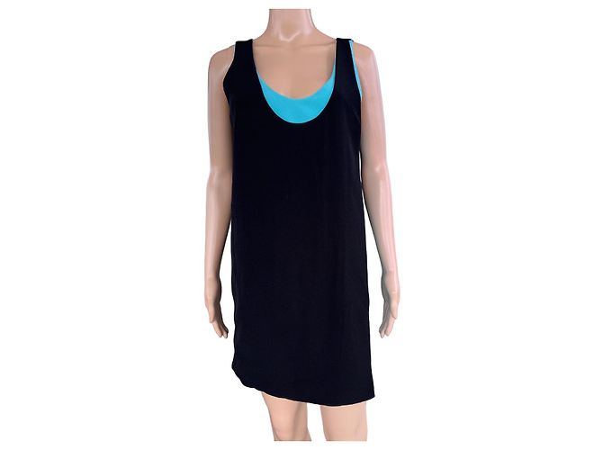 Calvin Klein Minikleid schwarz blau Polyester