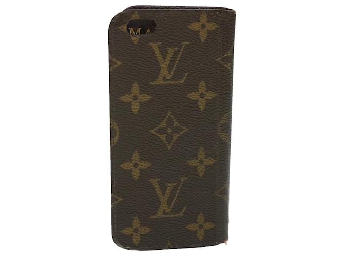 LOUIS VUITTON-Monogramm iPhone 6 Cover iPhone Hülle M61423 LV Auth 51318 Leinwand  ref.1046888