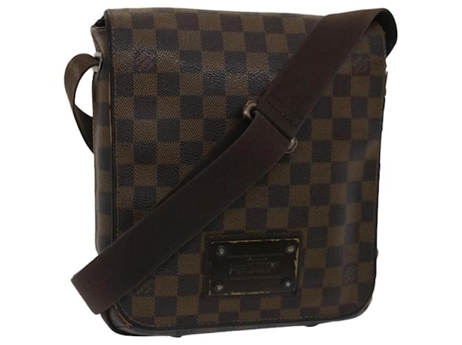 LOUIS VUITTON Damier Ebene Broadway Shoulder Bag N42270 LV Auth bs534