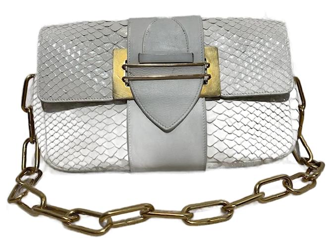 Chloé CHLOE  Handbags T.  Exotic leathers White  ref.1046959