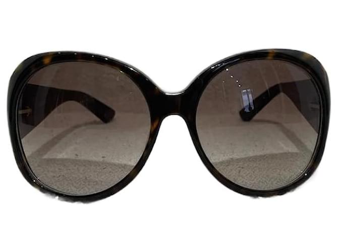 GUCCI Sonnenbrille T.  Plastik Braun Kunststoff  ref.1046965