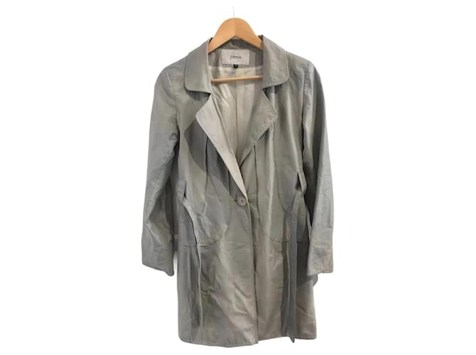 JITROIS  Coats T.International M Leather Grey  ref.1047003