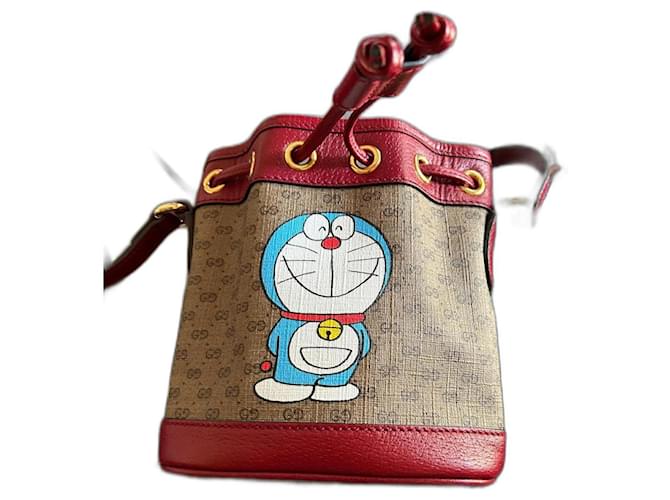 Gucci * Doraemon mini seau à bonbons Acrylique Caramel  ref.1047063