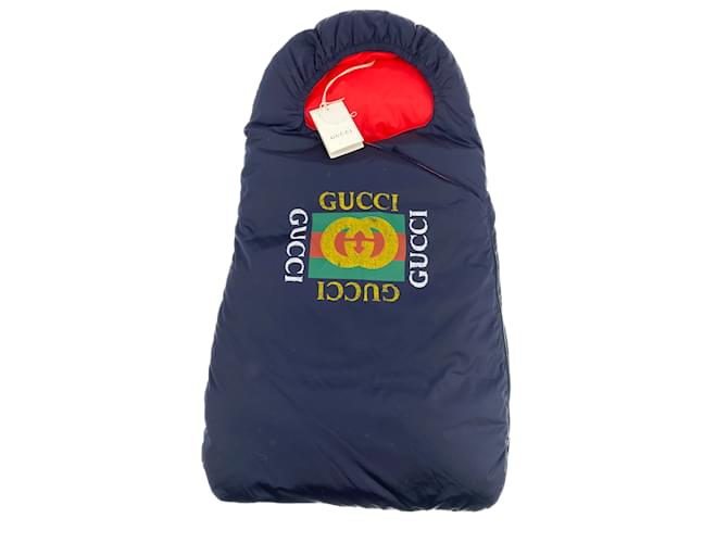GUCCI  Bags & pencil cases T.  Polyester Navy blue  ref.1047107