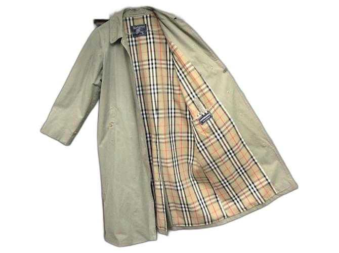 imperméable Burberry vintage t 38 Coton Kaki  ref.1047408