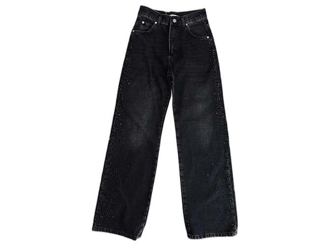 Sandro jeans Coton Noir  ref.1047424