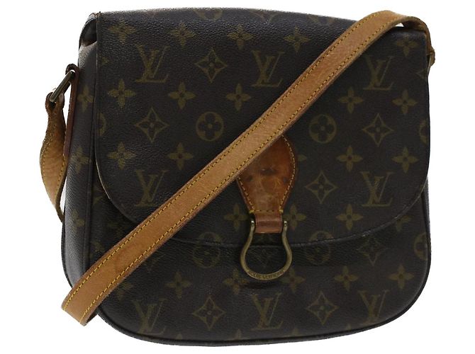 Saint-Cloud LOUIS VUITTON Monogram Saint Cloud GM bolsa de ombro M51242 LV Auth th3921 Monograma