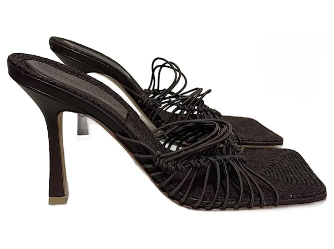BOTTEGA VENETA  Sandals T.eu 36 leather Brown  ref.1047537
