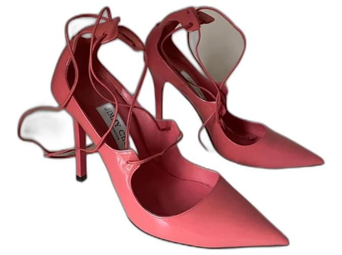 Jimmy Choo Heels Pink Patent leather  ref.1047569