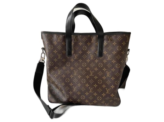 Louis Vuitton LV Kitan shopper bag Brown Cloth  ref.1047599