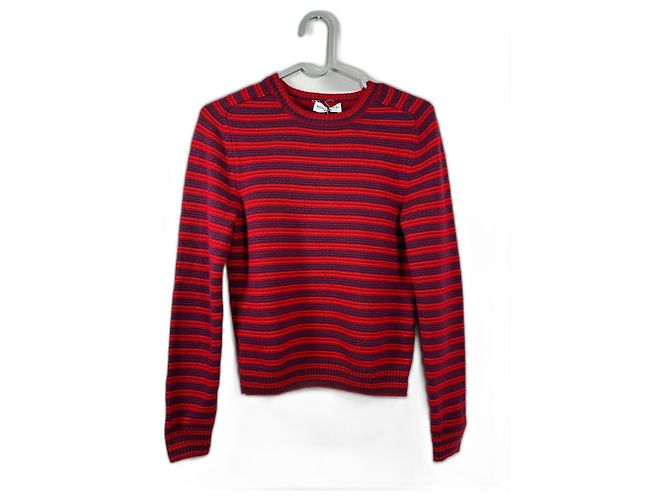 Sonia Rykiel Strickwaren Rot Blau 