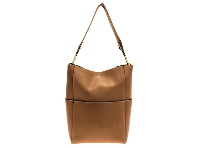 Celine Sangle Braun Leder ref.1047730 Joli Closet