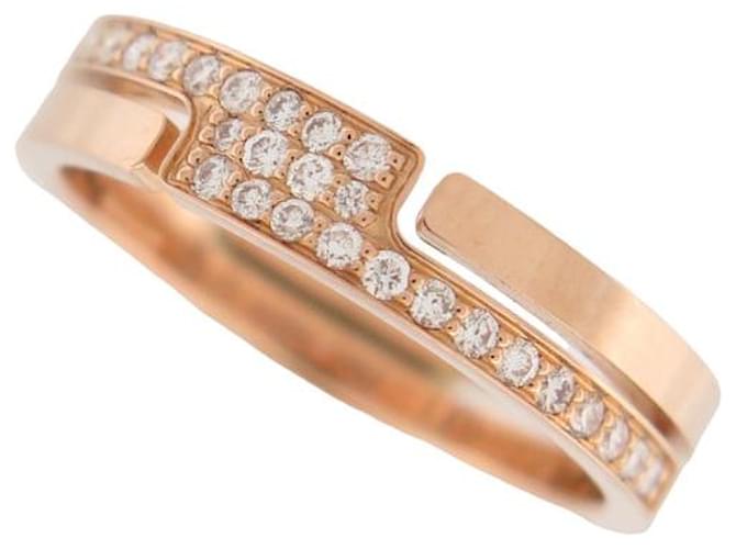 DINH VAN SEVENTIES PM RING 222115 53 Pink gold 18K AND DIAMONDS GOLD RING Golden  ref.1047866