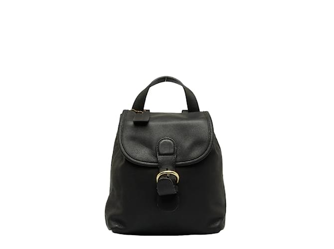 Coach leather mini backpack 4152 Black Pony-style calfskin  ref.1047928