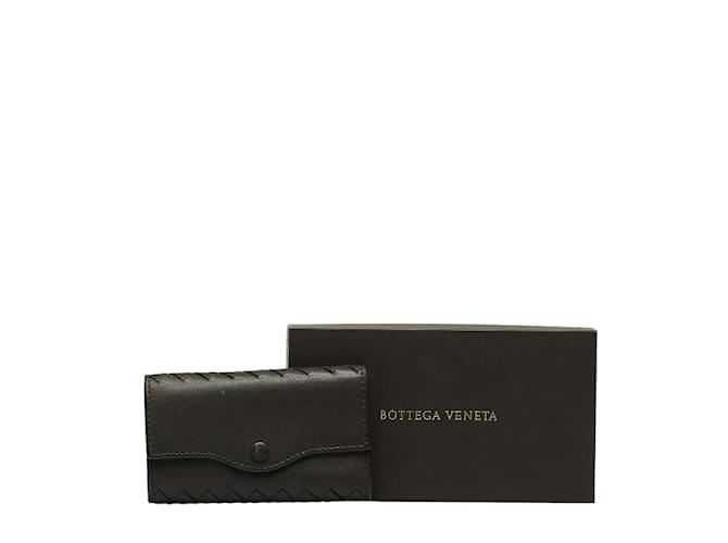 Bottega Veneta Porte-clés en cuir Intrecciato Marron  ref.1047934