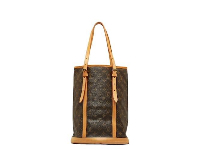 LOUIS VUITTON Neo Bucket Tote Bag Monogram Red/brown