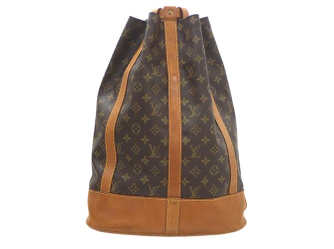 Louis Vuitton Randonnée Brown Cloth  ref.1048040