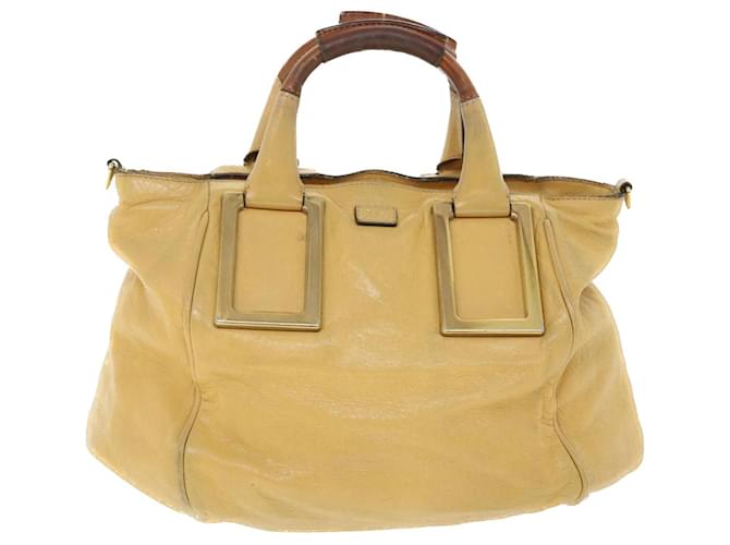 Chloé Ethel Yellow Leather  ref.1048102