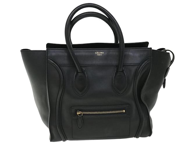 Céline Luggage Black Leather  ref.1048105