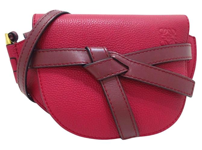 Loewe Gate Pink Leather  ref.1048120