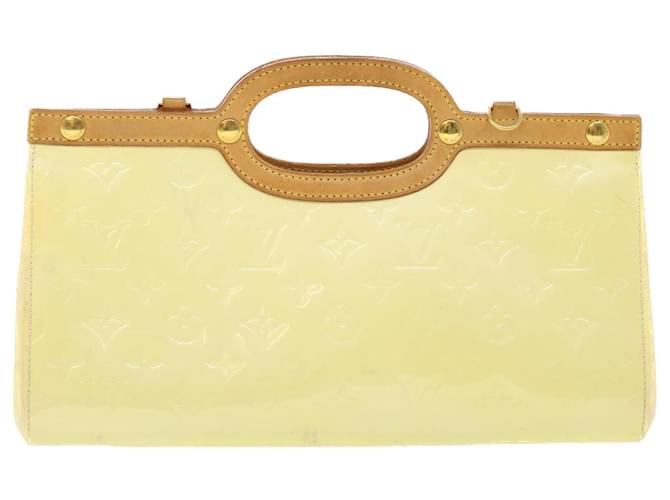 Louis Vuitton Roxbury Yellow Patent leather  ref.1048123