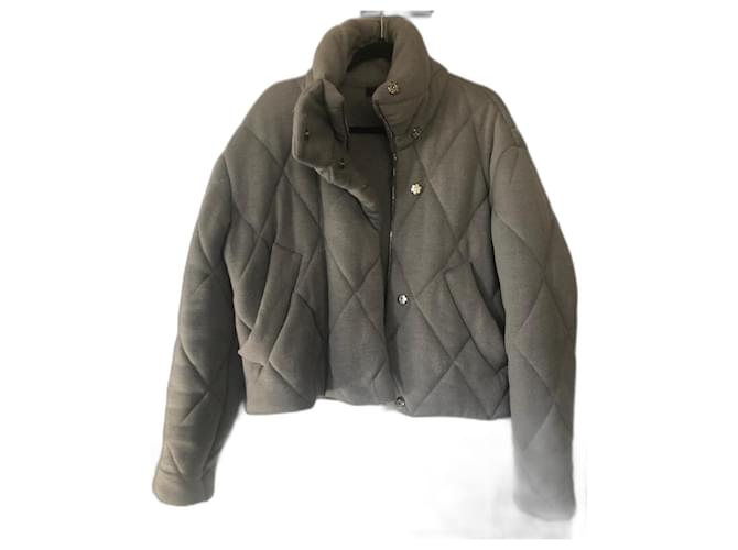 Cédric Charlier Jackets Grey Wool  ref.1048214