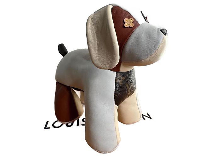 Louis Vuitton Oscar Doudou Dog Monogram Leather