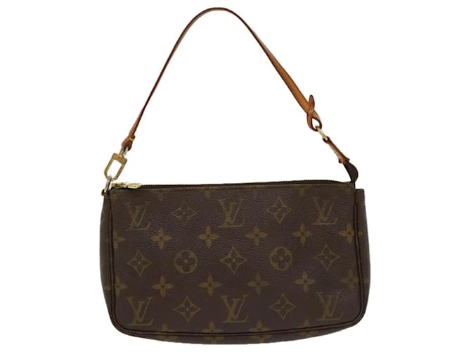 Louis Vuitton Pochette Accessoires Brown Cloth  ref.1048283
