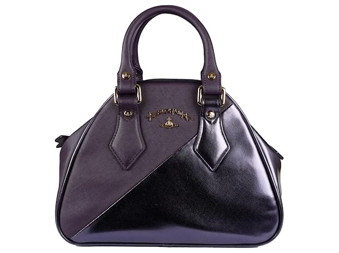 Vivienne Westwood Anglomania Duo-tone Divina Handbag Purple  ref.1048438