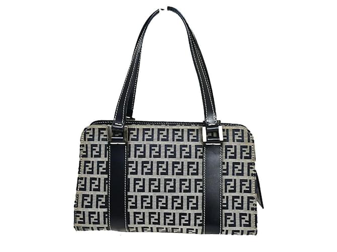 Fendi Zucca Navy blue Cloth  ref.1048626